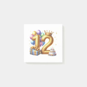 Post-it® Joyeux 12e Anniversaire
