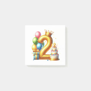 Post-it® Joyeux 2ème anniversaire