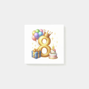 Post-it® Joyeux 8e Anniversaire