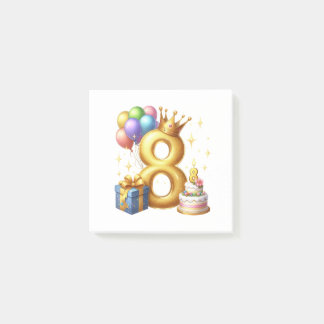 Post-it® Joyeux 8e Anniversaire
