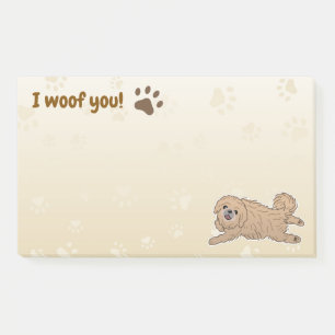 Post-it® Joyeux Amoureux des chiens Pekingese Je Vous Oubli