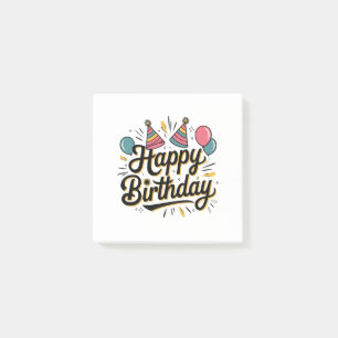 Post-it® Joyeux Anniversaire Festif