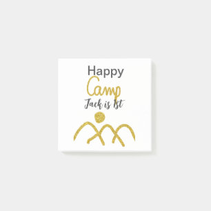 Post-it® Joyeux camping campeur un anniversaire enfants sol
