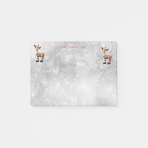 Post-it® Joyeux Christmoose portant un casquette