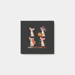 Post-it® Joyeux Hallothanksmas mignonne sorcière Turquie Sa