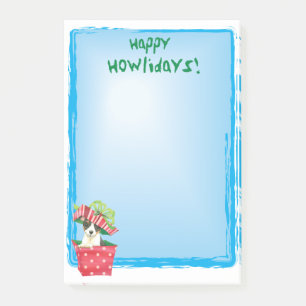 Post-it® Joyeux Howlidays Toy Fox Terrier