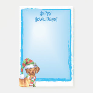 Post-it® Joyeux Howlidays Vizsla