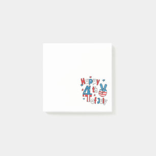 Post-it® Joyeux Jour de l'Indépendance 4 juillet