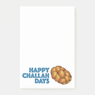 Post-it® Joyeux Jours de Challah Hanoukka Chanukah Pain Pai
