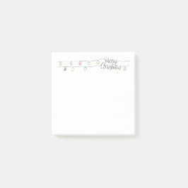 Post-it® Joyeux Noël avec lumières