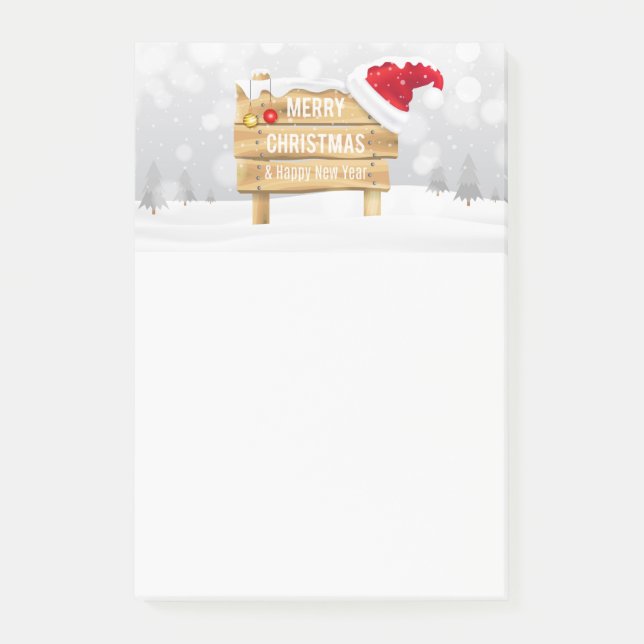 Post-it® Joyeux Noël et Bonne Année (Devant)