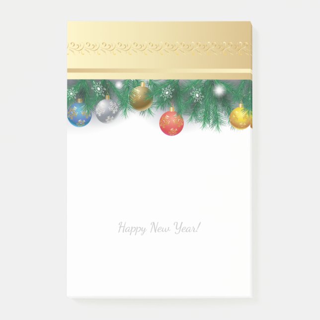 Post-it® Joyeux Noël et bonne année ! Noël (Devant)