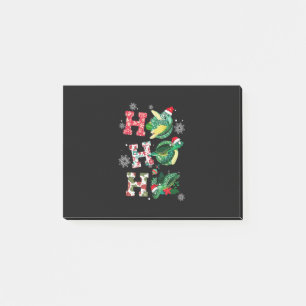 Post-it® Joyeux Noël HO HO HO Turtle Père Noël