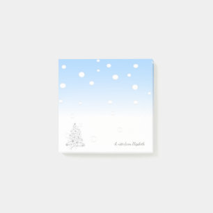 Post-it® Joyeux Noël, Sapin de Noël - Personnalisé