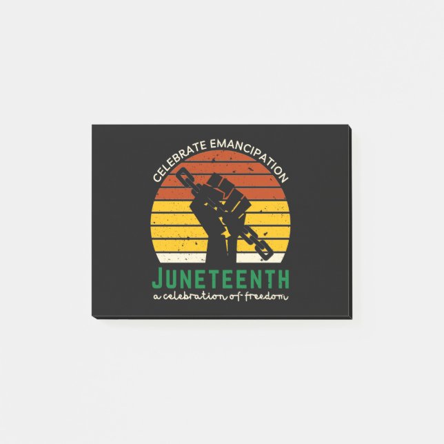 Post-it® Juneteenth Celebrating Freedom (Devant)