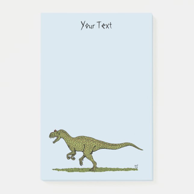 Post-it® Jurassic Dinosaur Allosaurus Post-it Notes (Devant)