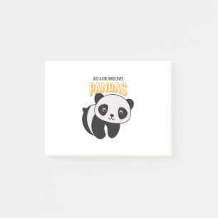 Post-it® Juste Une Fille Qui Aime Les Pandas
