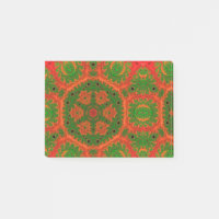 Kaleidoscope orange et vert Notes