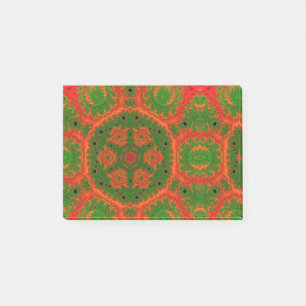 Post-it® Kaleidoscope orange et vert Notes