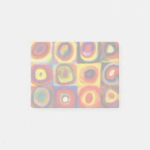 Post-it® Kandinsky Farbstudie Quadrates Cercles Art
