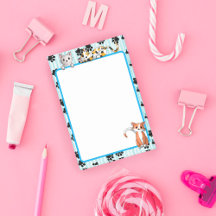 Kawaii Couleur bleue avec pattes chatons mignons 4