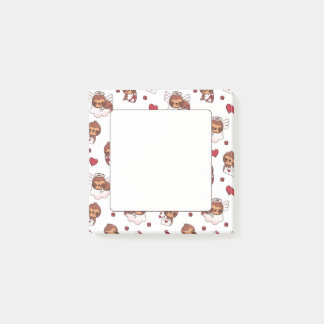 Post-it® Kawaii Sloth Cupid Motif