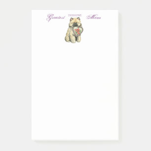 Post-it® Keeshond Heart Mom