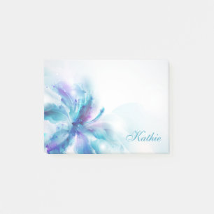 Post-it® Ketmie bleue abstraite 4x3