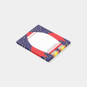 Post-it® Kids Rocket Ship Outer Space Cuve