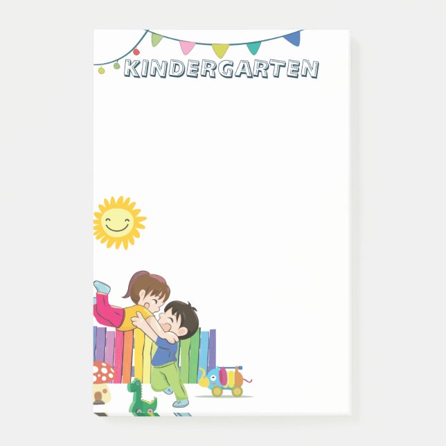 Post-it® Kindergarten Fun Cute (Devant)