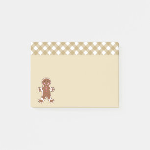 Post-it® Kitchen Gingerbread Post It Notes Cadeau