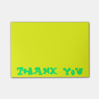 Post-it® Klebezettel Thank you Post-it Klebezettel