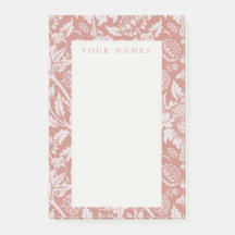 POST-IT KLEBEZETTEL: WILLIAM MORRIS : FLORALISCHES