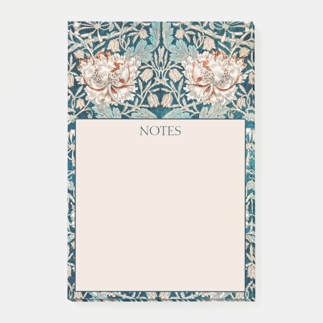 POST-IT KLEBEZETTEL: WILLIAM MORRIS : HONEYSUCKLE KLEBEZETTEL (Vorderseite)