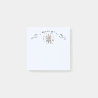 Post-it, klein, floral und elegant. post-it klebezettel