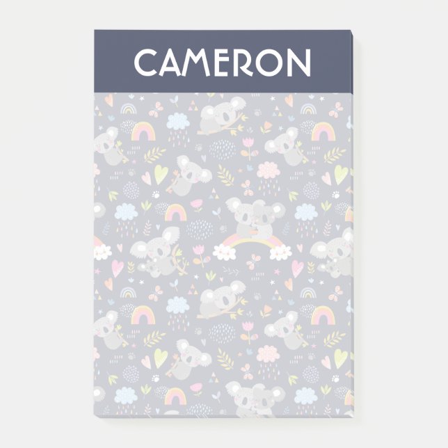 Post-it® Koala Rainbow Love Motif (Devant)