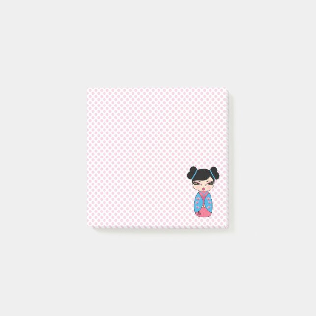 Post-it® Kokeshi Doll Rose (Devant)