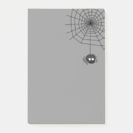 Post-it® La Belle Halloween gris d'automne Spiderweb Post s