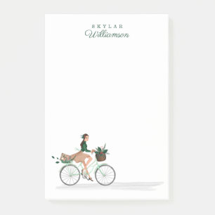 Post-it® La Fille des Amateurs de Noël à vélo