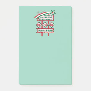Post-it® La guirlande rétro du Père Noël – Ho Ho Ho Joyeux
