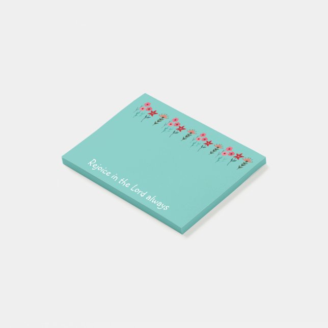 Post-it® La joie dans le Seigneur toujours mignon (Incliné)