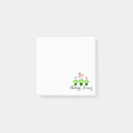 Post-it® la "jolie fleur plante" les notes collantes, notes