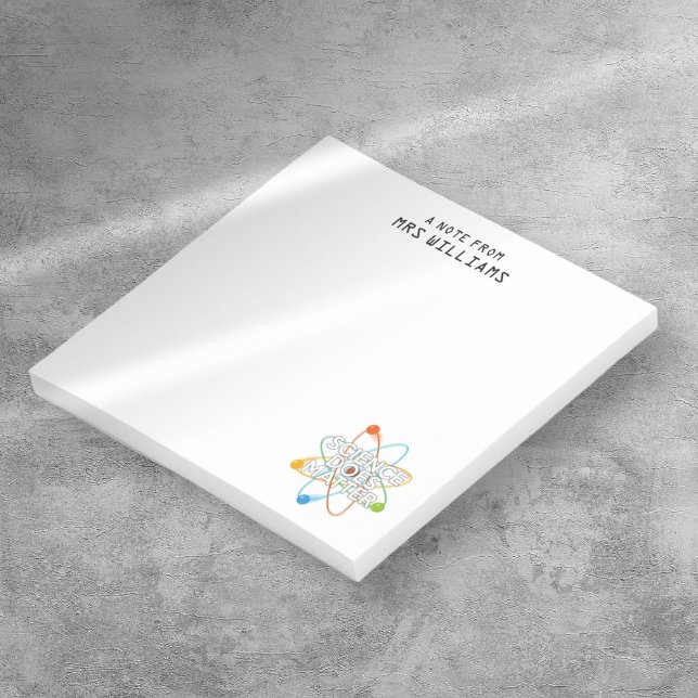 Post-it® LA SCIENCE EST IMPORTANTE Citation Drôle (SCIENCE DOES MATTER Funny Quote Post-it Notes)