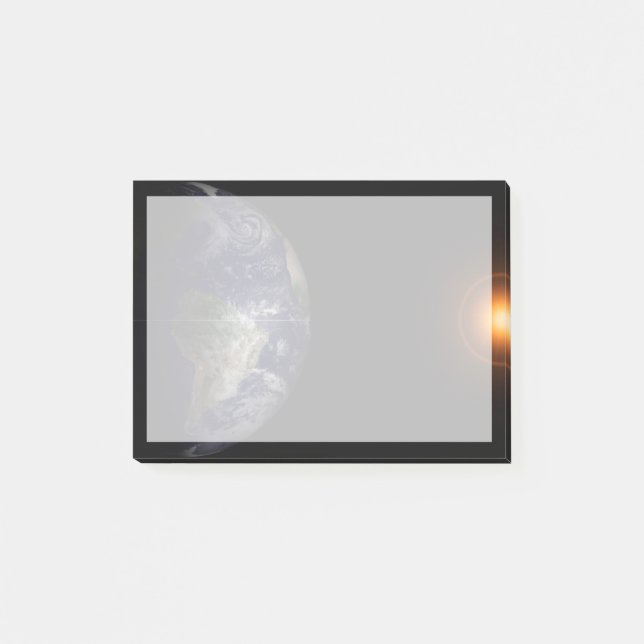 Post-it® La Terre À Son Équinoxe. (Devant)