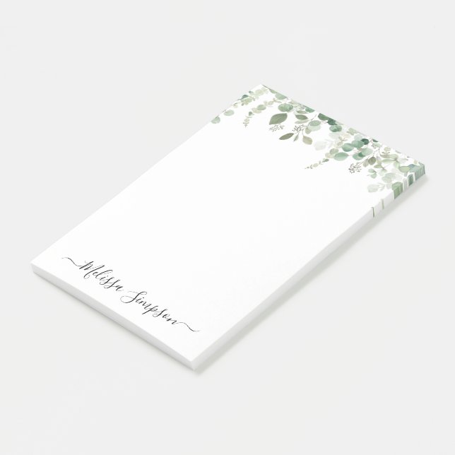 Post-it® la verdure des eucalyptus personnalisée (Incliné)