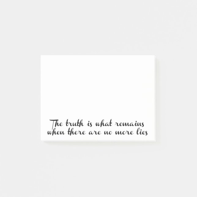 Post-it® La vérité reste (Devant)