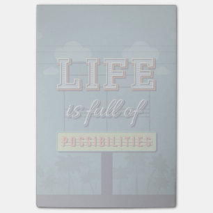Post-it® La vie est pleine des possibilités