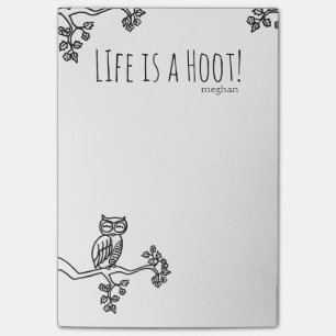 Post-it® La vie est un coup de coeur ! Cute Owl Ajouter un 