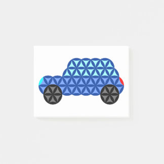 Post-it® La Voiture De Vie - Formes Sacrées B1, Bleu.