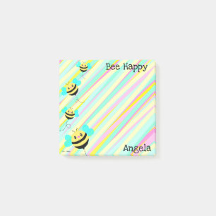 Post-it® L'abeille personnalisée heureuse